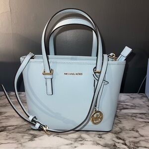 Michael Kors light blue purse